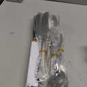 PHILIPALA 24 Pcs Silverware Set with Steak Knives Food-Grade Stainless Steel Flatware Set for 4 Mirror Cutlery Include Forks Spoons and Knives Set Dishwasher Safe Utensil Sets for Home Restaurant