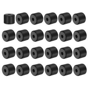 PATIKIL Multi Purpose Rubber Spacer, 24 Pcs 8mm ID x 30 OD x 25mm T Neoprene Round Anti-Vibration Isolation Pads Isolator Rubber Bushings Spacer Washer for HVAC Bolts Car Accessories