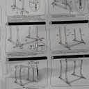 Bongkim Dip Bar, Heavy Duty Dip Station with 7 Height Levels, 800lbs Adjustable Parallel Bars for Tricep Dips Pull-Ups L-Sits Calisthenics Exercises Strength Training for Home Gym Outdoor (Orange)