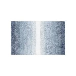 2 Pack Ombre Blue Shaggy Rugs – 10"x20" & 20"x30" | Soft Non-Slip Bathroom & Entryway Mats