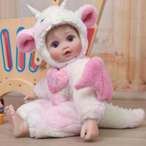 Baby Dolls, 18inch Large Realistic Cute Soft Body Baby Doll Real Life Baby Dolls with Accessories for 3+ Year Old Girls Gifts, Pretend Play, Collection, Love Slogan Design (Pink & White)