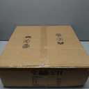 VOLISUN Low Profile Ceiling Fans with Lights and Remote, 19.7in Flush Mount Ceiling Fans with Light, 3000K-6500K Dimmable Fandelier LED Fan Light, Black Bladeless Ceiling Fans with Lights for Bedroom