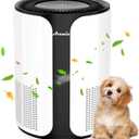 Avamia Air Purifier for Large Rooms up to 1100 Sq Ft, H14 HEPA Filter Air Purifiers for Bedroom with 360° Air Inlet, Compact Portable Cleaner for Pets, Smoke, Dust, Dander, Odor, Pollen