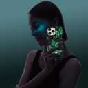 2 x Hekodonk for iPhone 16 Pro Max Case,Compatible with MagSafe,Glow in The Dark Full Body Rugged Protection Slim Shockproof Glossy Stylish Women Girls Case for iPhone 16 Pro Max 6.9 inch,Rose Gold