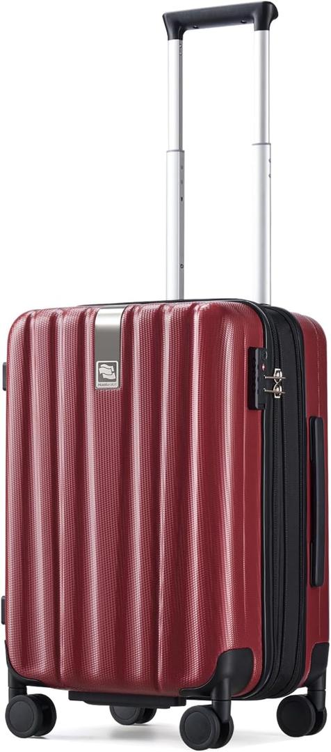 Hanke 20 Inch Expandable Carry on Luggage 22x14x9 Airline Approved, 20 Inch EXT
