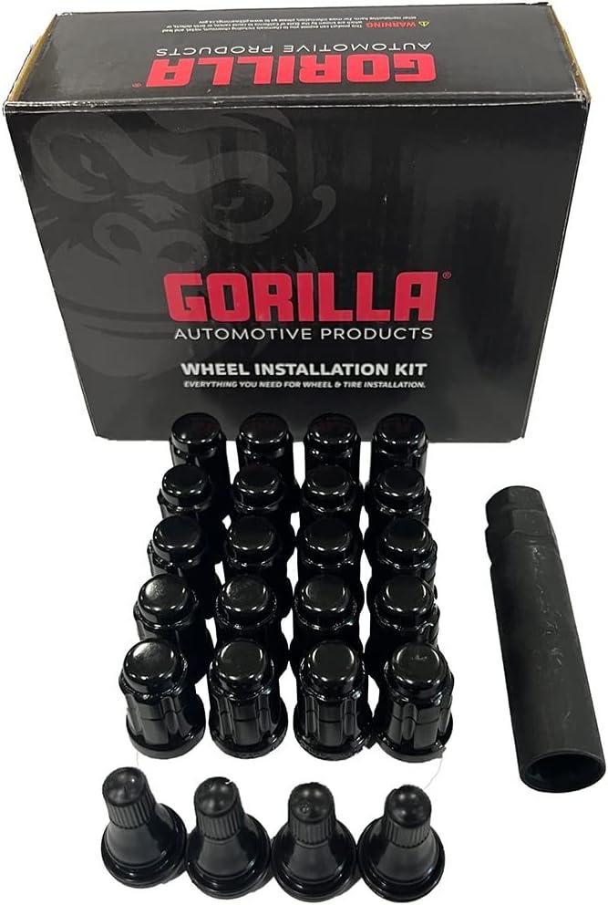 Gorilla Automotive K5CS-12150BGR 5Lug 12-1.50 Spline WIK Pass Blk Gor