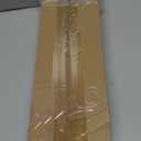 Wood Curtain Rods for Windows 48 to 84 Inch,1 Inch Boho Heavy Duty Curtain Rods with Imitation Wood Grain Finials,Adjustable Farmhouse Rustic Drapery Rod(4-7ft) (Black)