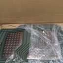 Cat DiamondShield Rubber Floor Mats for Cars Trucks SUV, All Weather Protection, Front and Rear Car Mats with Heel Pad & Anti-Slip Backing, Universal Trim-to-Fit Rubber Floor Mats for Car, Green