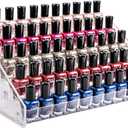 Pero Pero Nail Polish Organizer Acrylic Display Rack for Nail Polish Holder Sunglasses Organizer Essential Oils Holder Clear Eyeglasses Display Case Makeup Organizer