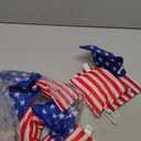 Patriotic Cornhole Stars & Stripes Bean Bags with Drawstring Bag - 6" Bean Bags with 12" Drawstring Bag (Set of 9) - Perfect for Backyard BBQs, Fourth of July Parties, and Other Patriotic Events