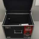 Vaultz Portable File Storage Box with Handle - 14.5" x 17.5" x 15.5" Letter/Legal Size Mobile Lock Box - Double Combination Locking Cabinet - Black