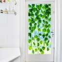 3 x Stained Glass Window Film Spring Vine Pattern Window Privacy Film Sticker 17.7x39.3 inch Home Decorative Cling Sun Blocking Decor for Home Office Glass Partitions