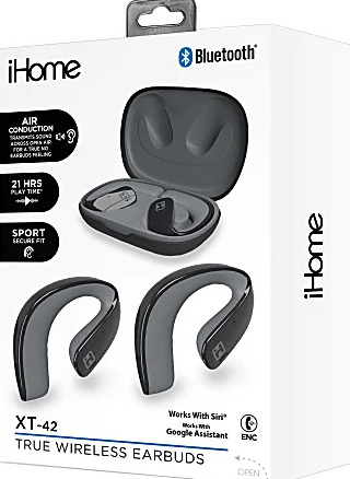 Bytech iHome XT-42 True Wireless Bluetooth In-Ear Earbuds HMAUBE238