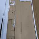 Piskyet Washer Dryer Countertop,2- Tier Laundry Countertop with Edge Rails,27.5" Depth x 54" Wood Countertop,Laundry Machine Topper for Laundry Room Organization and Storage(Natural Wood Color)