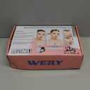 WEILY Makeup Mirror with 21 LED Lights,Two Power Supply Modes, Adjustable Touch Screen and 1x/2x/3x Magnification Tri-Fold Vanity Mirror,Chargeable Travel Cosmetic Mirror for Desktop(White)