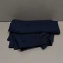 KIRUNDO Wide Leg Dress Pants for Women High Waisted Office Work Trousers Business Casual Slacks Button Flowy Palazzo Pant (Large, Navy Blue)