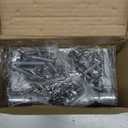 Satin Door Hinges 4.5 Inch Self Closing Hinge Hardware Adjustable Spring Hinges for Commercial Grade Self-Closing, UL Listed 3 Pack