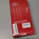 14 Pack Tall Red Taper Candles - 10 Inch Red Dripless, Unscented Dinner Candle - Paraffin Wax with Cotton Wicks - 8 Hour Burn Time.