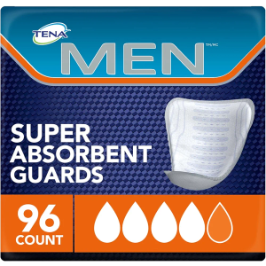 Tena Incontinence Guard for Men, Super Absorbency, 96 Count