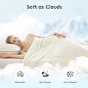 SameBed Cooling Comforter Twin/Twin XL Size, All Season Blanket for Hot Sleepers, Lightweight Comforter for Night Sweats, Double-Sided Cooling Bedding for Bed, Sofa, Office, Camping (Beige,68"*80")