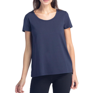 Women's Ecofabric Short Sleeve Scoop Neck Tee; Relaxed Fit M
