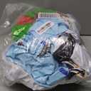 65” Inflatable Football Target Net Toss Game - Double-Sided Throwing Practice Football Stuff with Mini Balls - Backyard Tailgate Party Sports Toy for Kids & Adults, Red/Blue, 20"D x 24"W x 65"H