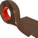 Art3d Vinyl Floor Transition Strip - Laminate Floor Divider for Joining Gaps and Carpets, Brown (10 FT, 1.57in)