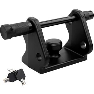 HQPASFY Trailer Hitch Lock, Trailer Coupler Lock with Pin, Heavy-Duty Coupler Lock Model Tl-33 Trailer Lock,Fits Over 2" to 2-5/16" Couplers - Black