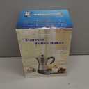 SHANGSKY Coffee Pot Electric Moka Pot 6 Cup, Espresso Coffee Maker Cafeteras Electricas Italian Coffee Maker Espresso Makers Portable Aluminum Electric Mocha Pot, Coffee Machine Moka Maker (Black)