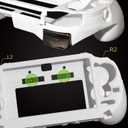 L2 R2 Trigger Hand Grip Shell Controller Protective Case for Playstation PS Vita 1000 White