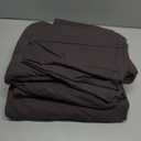 PURE ERA Jersey Knit 4pc Bed Sheet Set 100% T-Shirt Cotton Super Soft Comfy Breathable Fits Mattress Up to 20" Extra Deep Pocket (Solid Deep Brown, Queen)