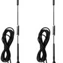(2Pack) SMA Antenna 4G LTE 12Dbi 700-2700MHz Cellular Antenna Magnet Mount 4g Antenna 12Dbi 4G LTE CPRS GSM 2.4G WCDMA 3G by EJOYS
