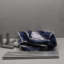 Dog Kitten Playpen with Play Pen Cover for Cat Indoor, 42x42 x25.5 Puppy Playpen for Small Pet with See-Through Topper Proof Enclosed Door Dog Pen, Sturdy Warm Protable Play Pen for Cat (Royal Blue)