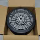Replacement Lawn Mower Rear Drive Wheels for 42710-VH7-010ZA 42710-VH7-000ZA - 9" Tires Assebmly Compatible with Honda HRR216 HRX217 Propelled Mower (Set of 2)