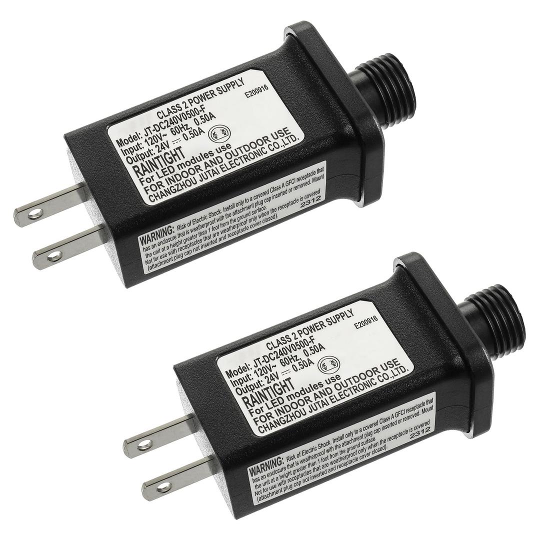 SIGANDG 24V 12W LED Transformer Replacement Class 2 Power Supply for Christmas String Light Inflatable Decorations LED Controller IP44 Waterproof Low Voltage