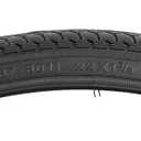 YUNSCM 2-PCS 22" Bike Tires 22x1 3/8 (37-501) Compatible with 22x1 3/8 22x1 3-8 Bike Bicycle Tires (Y-1402)