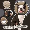 Dog Cone Collar Soft Cone for Medium Dogs After Surgery Adjustable Elizabethan Collar for Dogs to Stop Licking Wounds, Biting Stitches Professional Pet Recovery Cones E-Collar for Dog