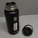 Hydro Flask Water Bottle - Insulated Stainless Steel - Wide Mouth Flex Lid, Non Spill, Leakproof and Refillable in 32 Oz Black