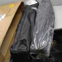 Overmont Oversized Folding Camping Chair - 450lbs Support with Padded Cushion Cooler Pockets - Heavy Duty Collapsible Chairs for Sports Garden Beach Fishing (1pc, Black)