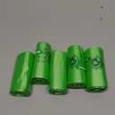 Small Trash Bags 1.2 Gallon - 120 Counts Bathroom Trash Bags Mini 5L Garbage Bags Biodegradable Food Waste Bags Compost Strong Bin Liner Recycle Rubbish Bag for Home Kitchen Office Pet, Green