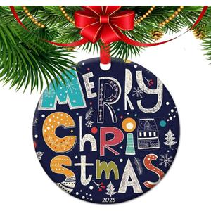 Funny New Home Ornament 2025 for New Homeowners, Humorous House Warning Keepsake, First Christmas in New Home Bauble (C8)