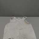 Mens Compression Shirt Slimming Body Shaper Vest Workout Tank Tops Abs Abdomen Undershirts (Large, White)