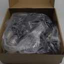 Brightever LED Outdoor String Lights 100FT Patio Lights with 52 Shatterproof ST38 Vintage Edison Bulbs, Outside Hanging Light Waterproof for Porch, Deck, Garden, Backyard, Balcony, 2700K Dimmable (100FT-Warm White, Black Wire)