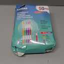 Navona 50 PCS Disposable Toothbrush with Toothpaste Bulk, Travel Toothpaste, Bulk Toothpastes, Individually Wrapped Bulk Toothbrush, Ergonomics Handle,Medium Soft Bristle, Perfect for Travel, Hotel