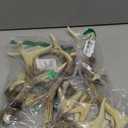 Wowser Rustic Deer Antler Wall Mounted Hook Rack - 14.75 Inches, 4 Hooks