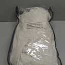 100% Blackout Shield Linen Blackout Curtains for Bedroom 96 Inches Long, Back Tab/Rod Pocket Living Room Drapes, Thermal Insulated Blackout Curtains 2 Panels Set, 50" W x 96" L, Cream