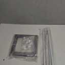 ShadeMart Reinforced Base Frame for Shade Sail Pole, Versatile Use for Soil, Deck, Concrete Surfaces Silver