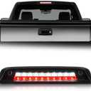 QLLUYTR Third Brake Light For 2014-2020 Chevy Silverado Accessories 1500 Gmc Sierra 1500, High Mount Rear Brake Lights Assembly For 2019 Sierra 1500 Limited, Waterproof Rear Cab Center Tail Lights