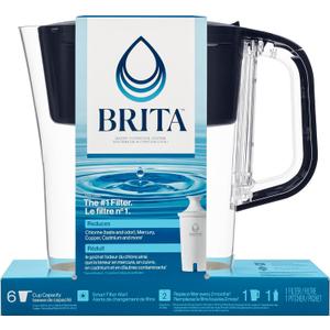 Brita Soho Black Pitcher Water Filtration System