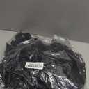 3 Pcs 6FT Christmas Garland Black Glittered Artificial Magnolia Leaves for Mantle Christmas Tree Decorations Indoor Outdoor Hanging Garland Ornaments Garden Door Wall Window Stair Holiday Home Decor